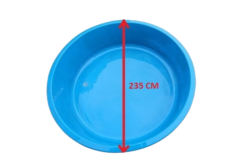 Polyester bubbelbad, zwembad, vijver diameter 235cm