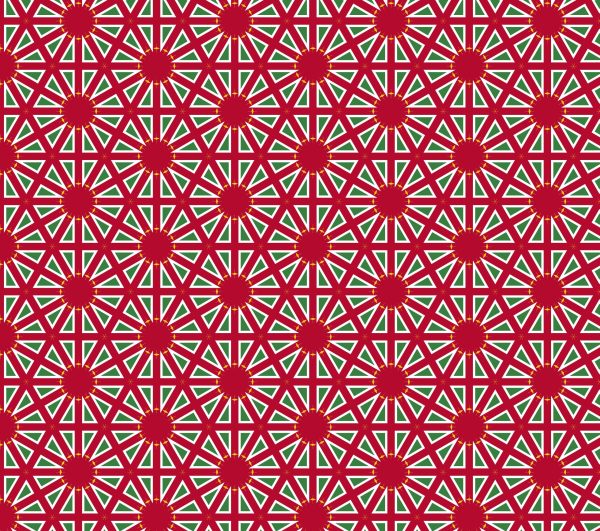 Surinaamse patroon katoen  Temp 2