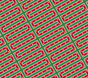 Surinaamse patroon katoen Patroon Su - 1-3